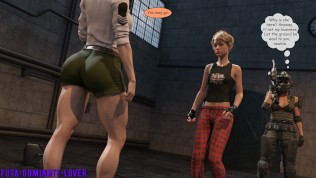 [3D Комикс] Адам Фембой Трансформация – Армейский Мальчик