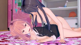 FUTA OreGairu Yukinoshita Yukino X Yuigahama Yui (3D HENTAI)